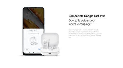 Ecouteurs Xiaomi Bluetooth intra-auriculaires Bud 5