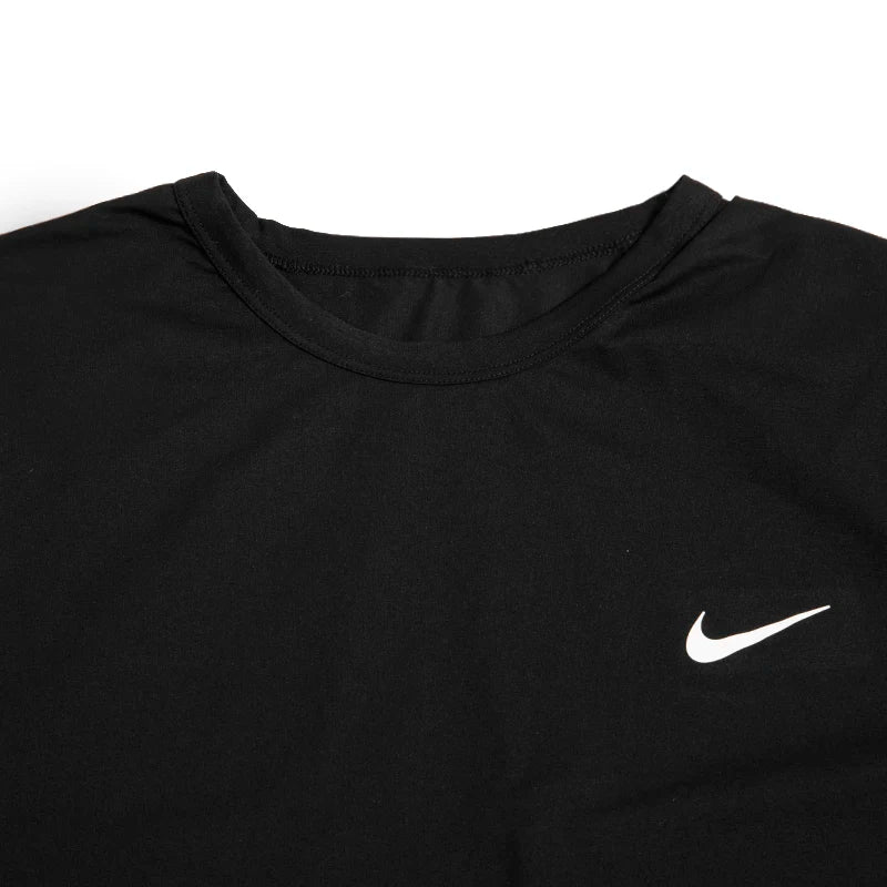 Nike T-shirt homme manches courtes – Fitness, respirant et confortable, col rond
