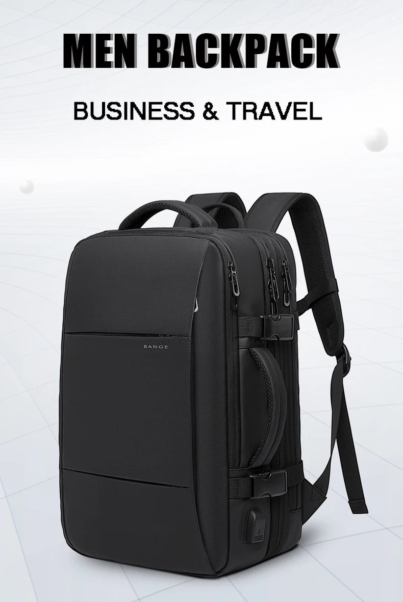 Sac à Dos Homme Bange 20-35L – Oxford, Multi-Poches, Style Commerce
