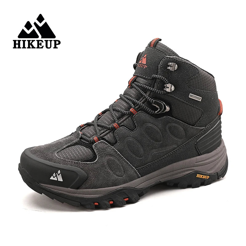 HIKEUP Bottes de Randonnée Homme – Chaudes, Confortables et Respirantes pour Plein Air