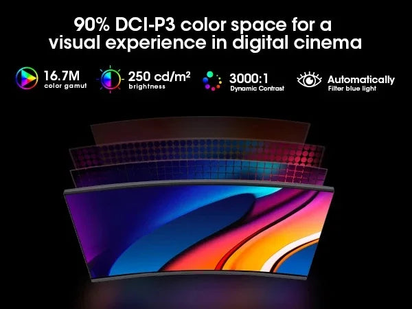 Écran LED incurvé ultra large de 27 pouces, 1K 2K 4K 144hz 165hz, matériel informatique pour PC de jeu