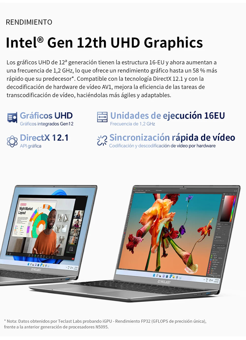 【Nouveau】 Ordinateur portable Teclast F16Pro 15,6" 1920X1080, 12 Go / 16 Go de Ram, 256 Go / 512 Go Rom, clavier rétroéclairé, pour Intel N95, Mini-Hdmi