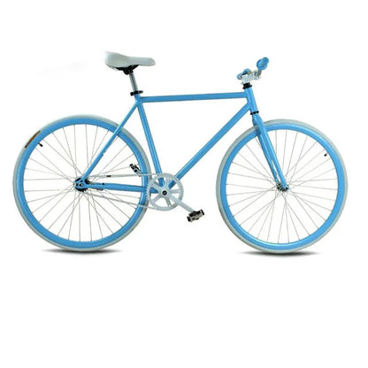 Single Speed Bicycle Fixie Hi-Ten steel Black 700c Fixed Gear Bike