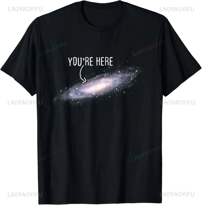 T-shirt unisexe Galaxie Astronomie, streetwear