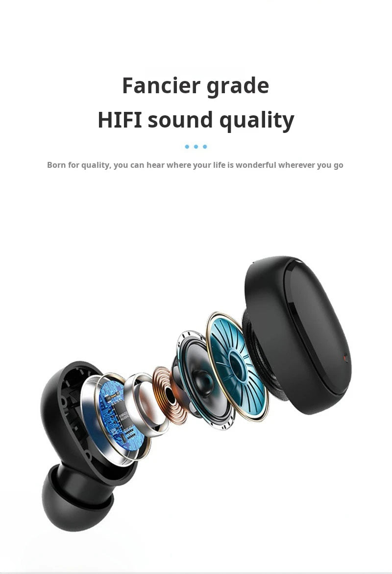 Original XIAOMI A6S écouteur sans fil TWS Bluetooth casque HiFi musique casque réduction du bruit écouteurs Sport jeu avec micro
