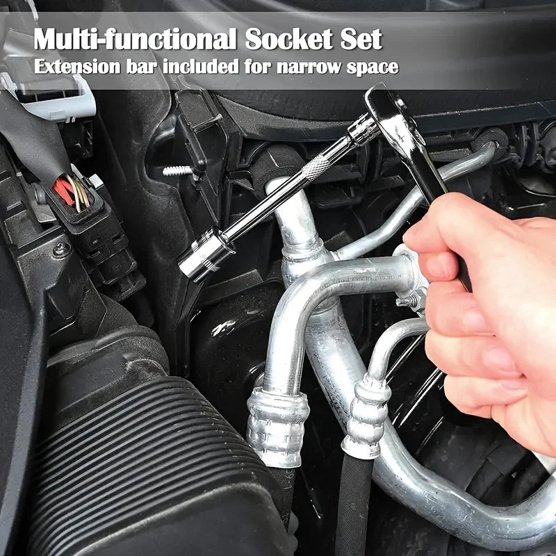 🛠️ Kit d’outils de quincaillerie domestique – Boîte à outils complète multifonction