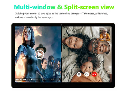 Tablette Nenmoen Mpad14 – 14,1" FHD, 6/12GB RAM, 256GB, Android 12, 4G LTE