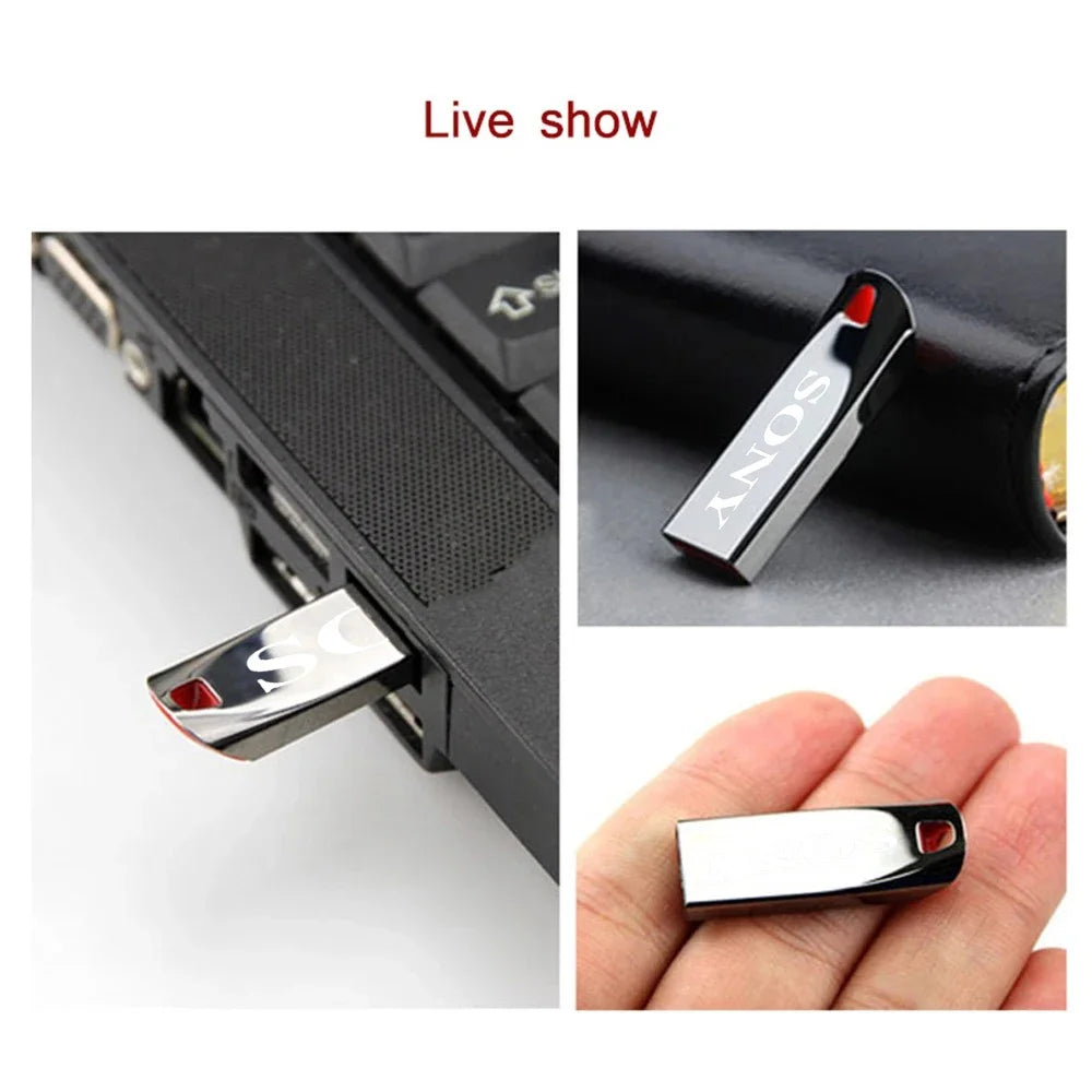 SONY – clé USB 3.0 originale, 2 to, Mini clé USB en métal haute vitesse, clé Portable de 1 to, étanche, stockage de mémoire, disque U