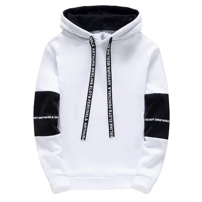 Sweats à capuche à manches longues pour hommes, impression décontractée avec lettre PVD, pull Hip Hop pour hommes, haut de sport masculin, nouveau, printemps