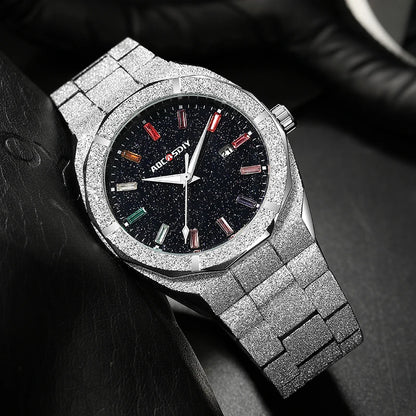 Montre Quartz Homme – Acier Inoxydable Élégante &amp; Résistante