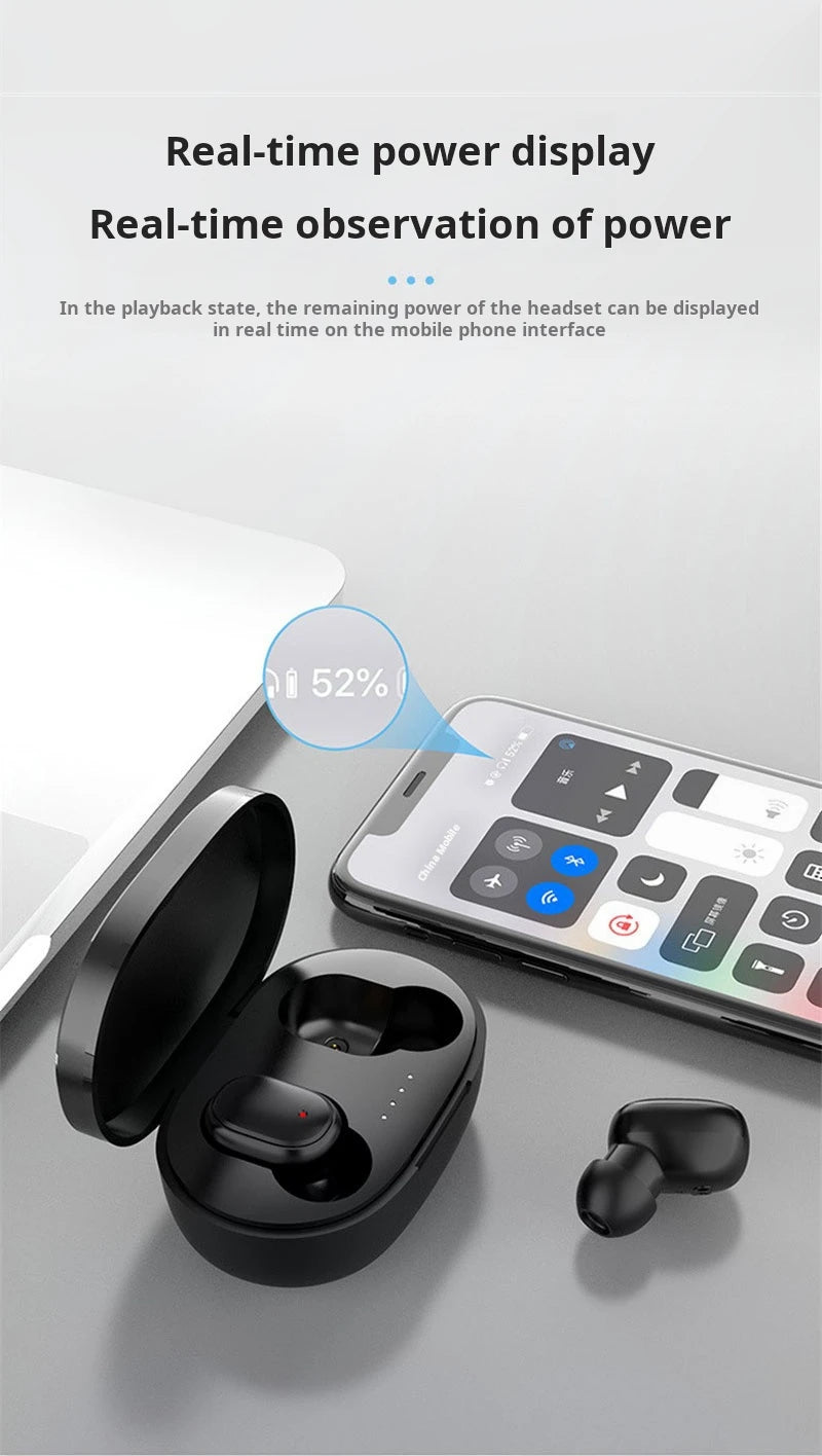 Original XIAOMI A6S écouteur sans fil TWS Bluetooth casque HiFi musique casque réduction du bruit écouteurs Sport jeu avec micro