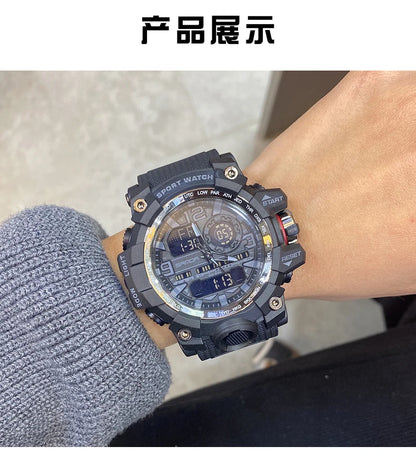 2022 Sanda Top Brand Sports Men's Watches Military Quartz Watch Man Waterproof Wristwatch For Men Clock Shock Relogios Masculino