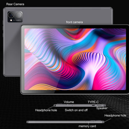 Tablette PC BDF d'origine, Android 12, Octa Core, 3G, 4G, Permanence, Internet, WiFi, Internet, BT, Version globale, 8 Go de RAM, 256 Go, Dean, 10,1 pouces