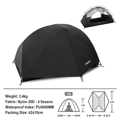 ⛺ Tente de Camping Portable PACOONE – Ultralégère et Étanche