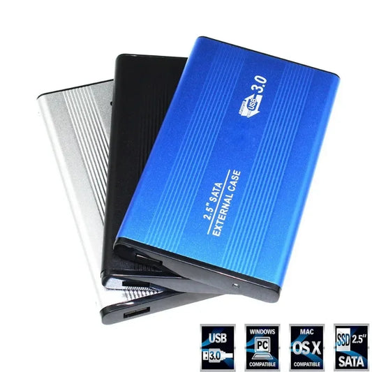 Boîtier de disque dur externe SATA III vers USB 3.0, 2.5 pouces, 5Gbps, boîtier SSD, ordinateurs de bureau Windows Mac remplaçables à chaud