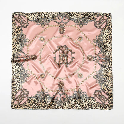 🧣 Foulard Carré Léopard LMLAVEN – Chic, Rock & Multifonction