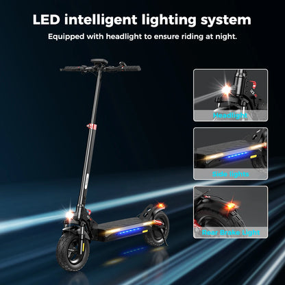 iScooter iX3 – Scooter Électrique Tout-Terrain 800W, 40 km/h, Autonomie 60 km – 10 Pouces