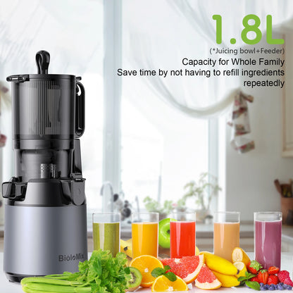 Extracteur de Jus Lent Biolomix SJ-023 – Grande Capacité &amp; Triple Filtre