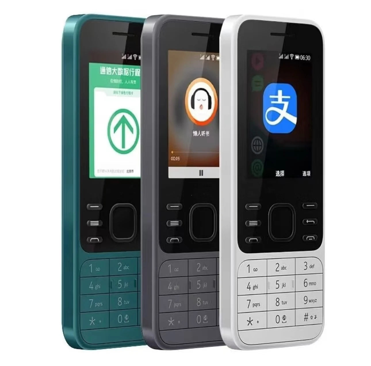 Nokia 6300 4G Téléphone Mobile Double SIM 2.4" KaiOS WiFi Bluetooth Multilingue Détachable D'occasion