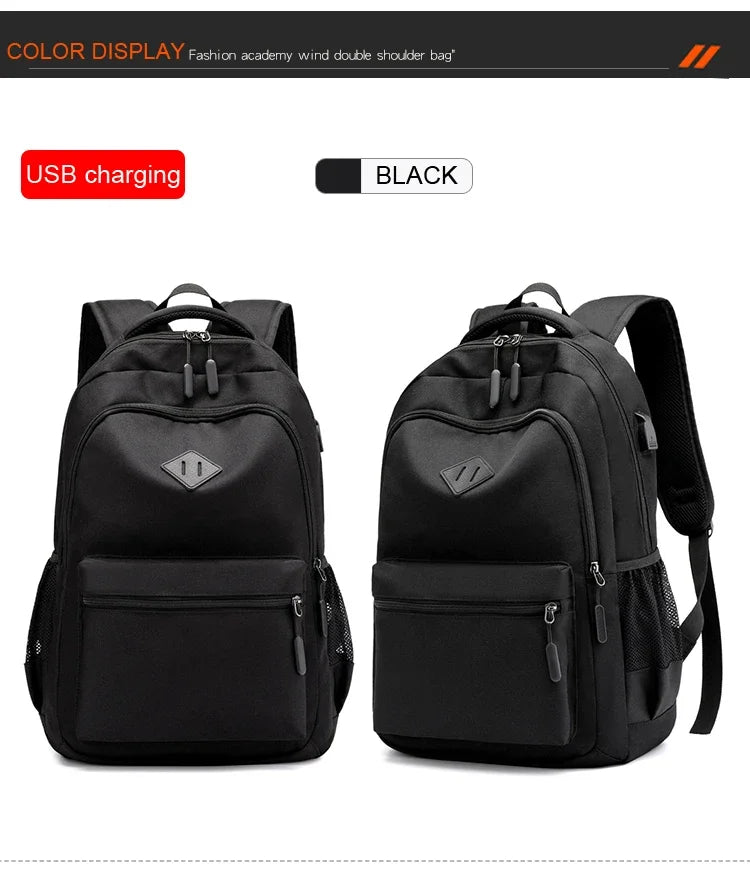 Sac à Dos Homme Mode 20-35L – Oxford Étanche, Compartiments Multiples