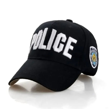 Casquette Baseball Lettre Police Unisexe Réglable Chapeau Camionneur Golf Sport