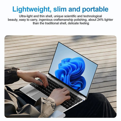 14.1 "ordinateur portable Ultra mince 16GB RAM 2 to SSD Intel N3700 ordinateur portable Gamer 1920*1080 affichage bureau étude ordinateur PC Windows 11 Pro
