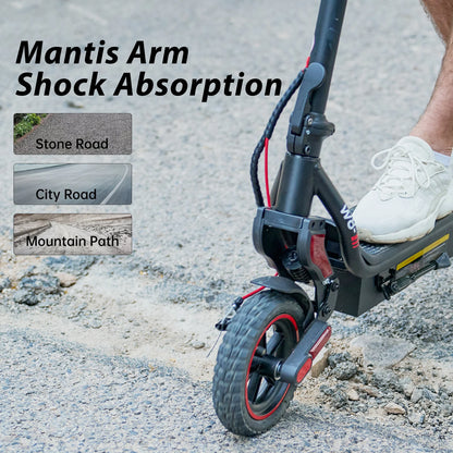 iScooter W8 – Trottinette Électrique Pliable 500W 36V | 40 km/h, 40 km d’autonomie, APP & Affichage Intelligent