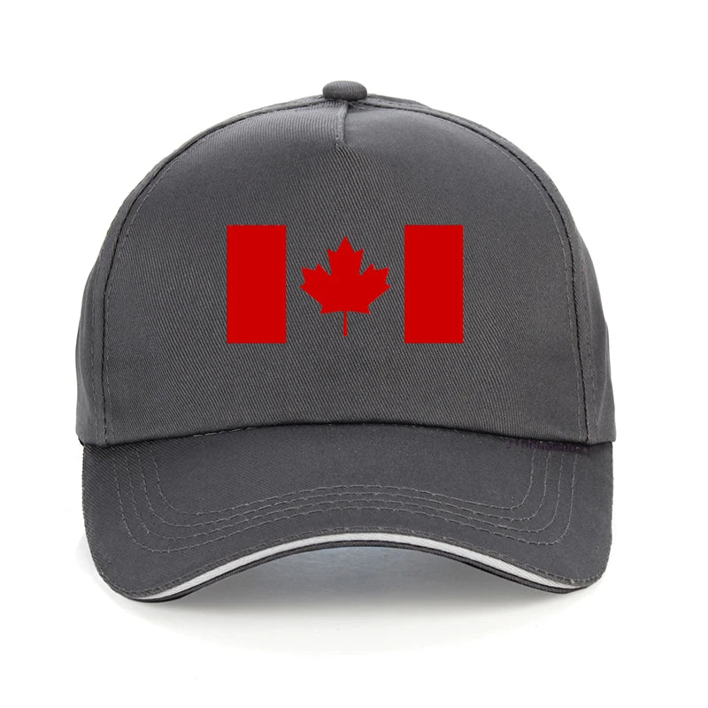 Casquette Baseball en Coton « Érable » – Unisexe, Réglable, Style Canadien