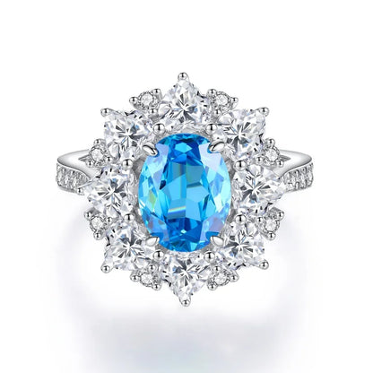 💍 Bague Femme en Platine avec Diamants – Style Classique