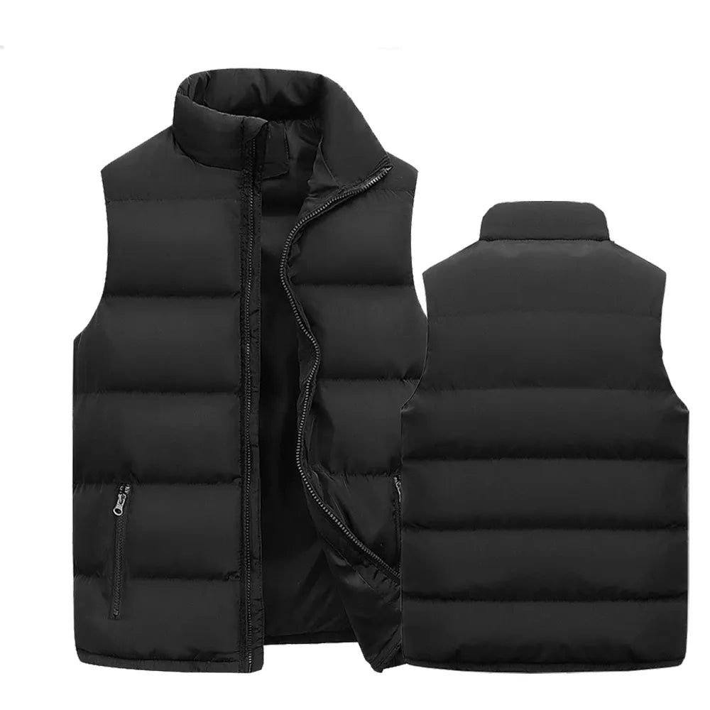 Gilet sans Manches pour Homme - Veste Chaude et Imperméable