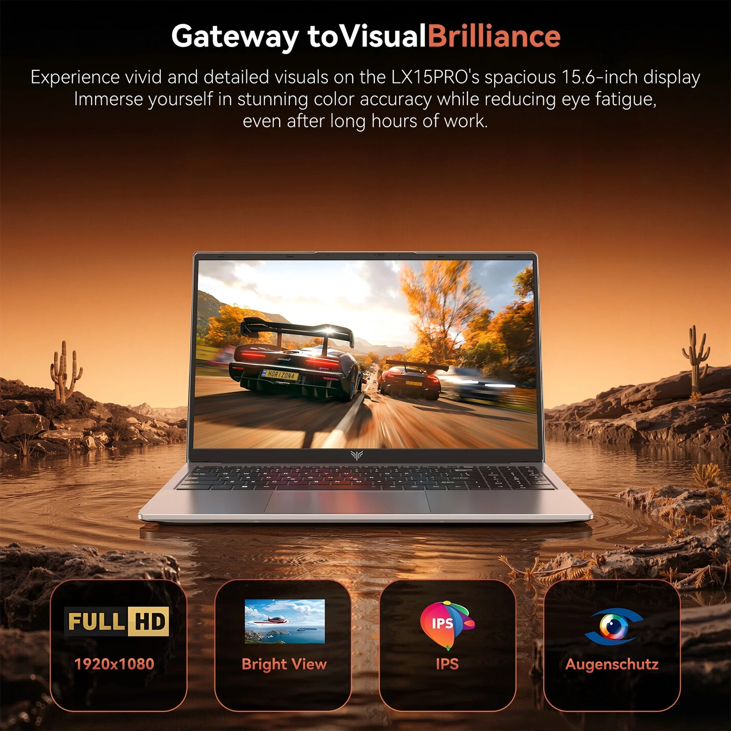 ACEMAGIC ordinateur portable de jeu 15,6" FHD, AMD Ryzen 7 5700U, 16 Go RAM, SSD NVMe 512 Go, Wi-Fi 6, Windows 11, graphiques AMD Radeon, batterie 4800 mAh, parfait pour gaming, travail et divertissement.