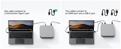 🖥️ Moniteur Portable Dopesplay 15,6" Lapdock FHD – Avec Clavier & Batterie intégrée