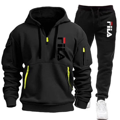 👕 Ensemble Sweat-shirt à Capuche + Pantalon pour Hommes – Automne/Hiver 2025
