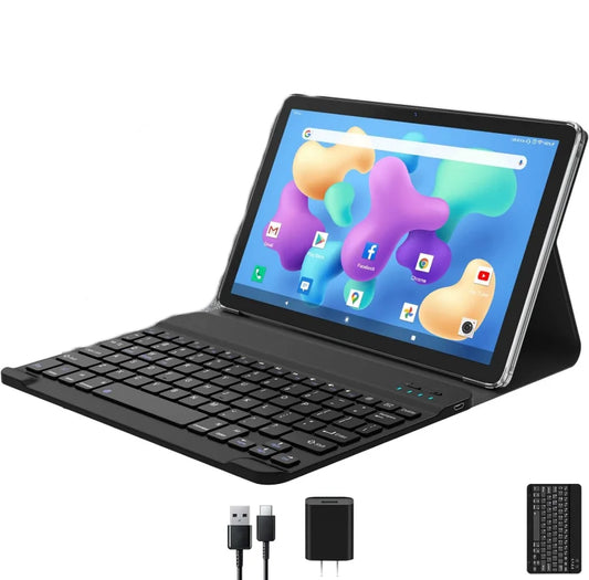 Tablette PC 10.1 pouces, 3 go de RAM, 32 go de ROM, MTK9863, Android 9.0 X10, Quad Core, 1280x800, IPS, double caméra, WIFI, type-c, 5000mAh