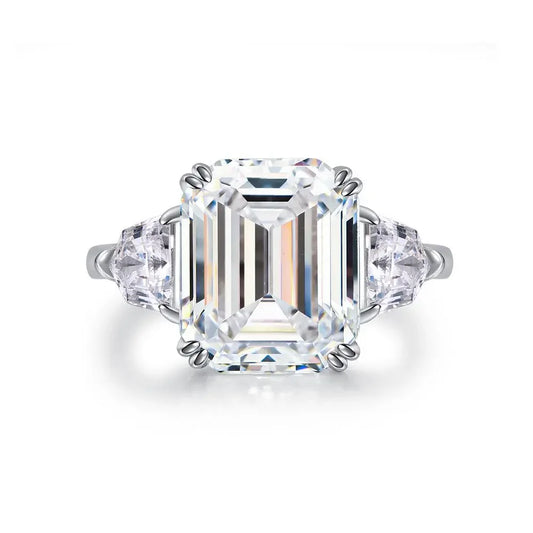 💍 Bague Femme en Platine Massif PT950 avec Diamant Rose – Design de Luxe