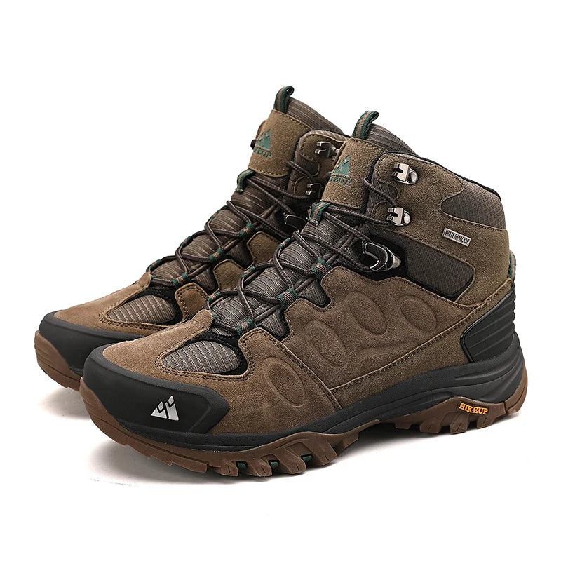 HIKEUP Bottes de Randonnée Homme – Chaudes, Confortables et Respirantes pour Plein Air