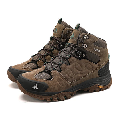HIKEUP Bottes de Randonnée Homme – Chaudes, Confortables et Respirantes pour Plein Air