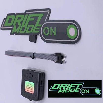 Autocollant de lumière LED de décoration de voiture JDM, feux clignotants, panneau lumineux de pare-brise, lampe de marqueur électrique, mode
