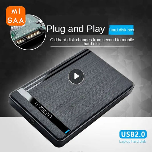 Disque dur externe Ssd haute vitesse, sauvegarde de données portable, mince et mince, élégant et efficace, châssis, facile à utiliser