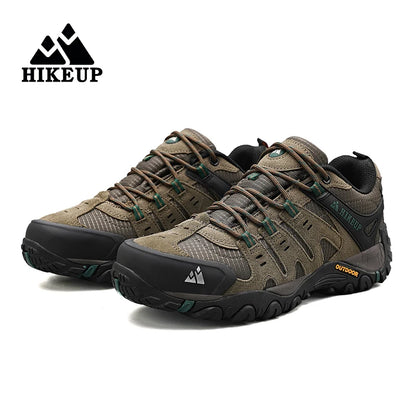 HIKEUP chaussures de randonnée pour hommes chaussures d'extérieur en daim et cuir résistant à l'usure hommes Trekking marche chasse baskets tactiques