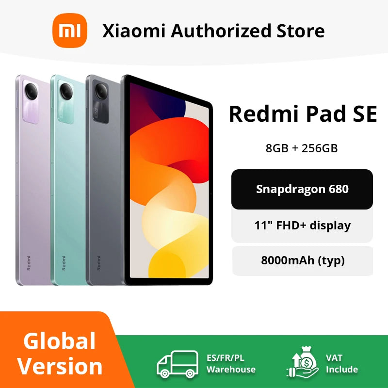 Redmi Pad SE : Votre tablette 11" avec son Dolby Atmos et un écran 90Hz.