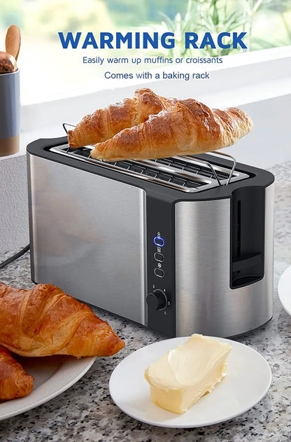 Grille-pain multifonction DMWD 4 tranches – Toaster, Sandwich &amp; Gaufrier