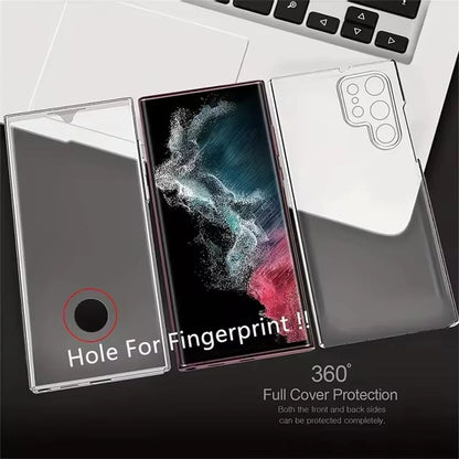 Coque Transparente 360° en Gel Silicone – Anti-Rayures, Anti-Poussière et Anti-Dérapante pour Samsung Galaxy S25 / S24 / S23 / S22 / S21 Ultra & Plus