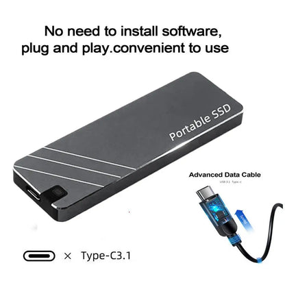 Disque dur externe SSD Portable haute vitesse 1 to, extension externe, Transmission à grande vitesse, disque dur de secours