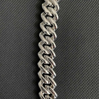 Collier cubain personnalisé en argent regardé S925 pour homme, Hip Hop, Moissanite, Link JOoptics, Miami, VVS, 25mm