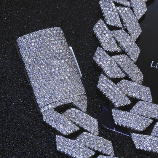 Bracelet en Argent 925 Silver VVS – Homme & Femme – Taille 17,8 cm et 20,3 cm