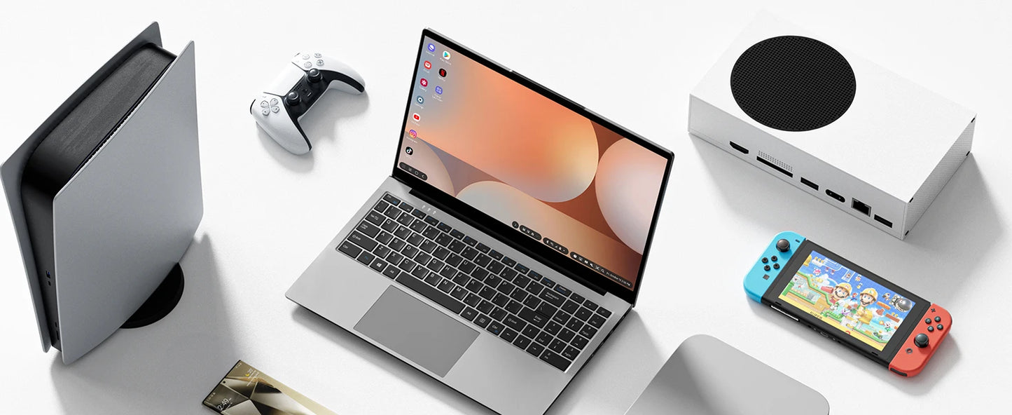 🖥️ Moniteur Portable Dopesplay 15,6" Lapdock FHD – Avec Clavier & Batterie intégrée