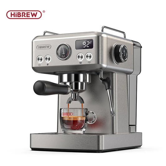 Machine à Expresso Semi-Automatique HiBREW H10A – 19 Bars, Température et Volume Réglables