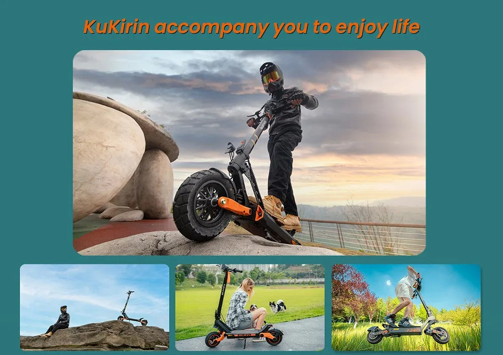 KuKirin G2 Pro VMP Scooter électrique 500W 48V 15.6Ah 9 pouces tout-terrain pneu pliable Scooter électrique 25 KM/H vitesse 65KM portée