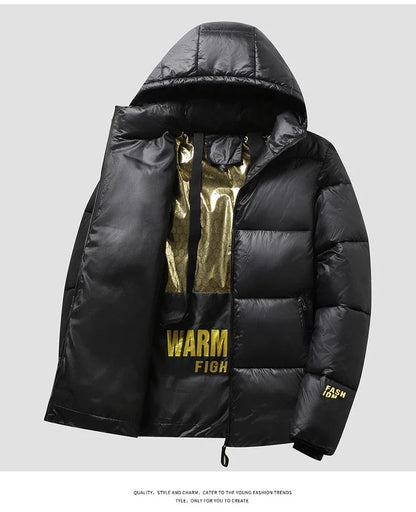 Parka d'hiver pour hommes, manteaux de luxe, mode, nouvelle Section, décontracté, épais, en coton, vêtements d'extérieur, coupe-vent, vestes chaudes, 2023